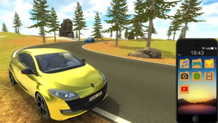 Megane RS Drift Simulator android App screenshot 3